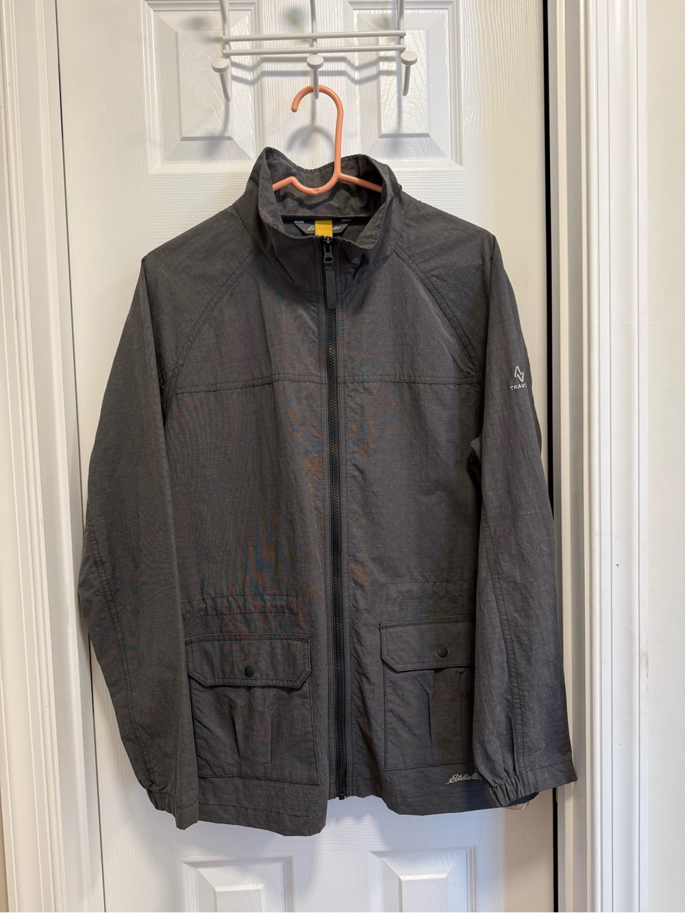 Eddie Bauer Charcoal Gray Utility Jacket